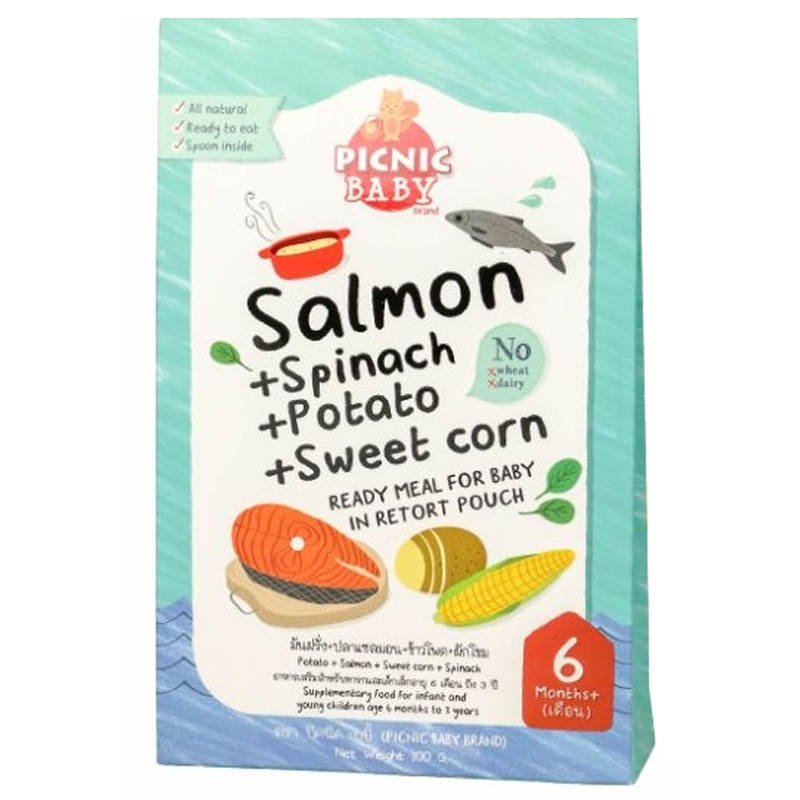Picnic Baby Salmon Baby Food 100g