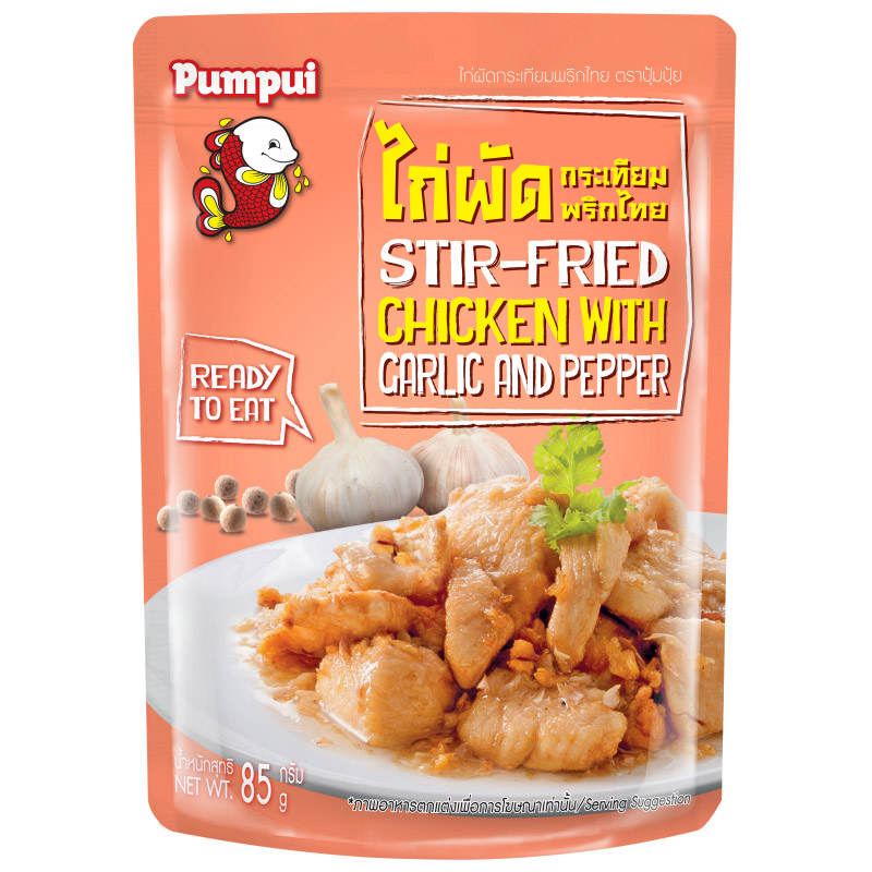 Pumpui Stir-Fried Chicken with Garlic and Pepper, 85g