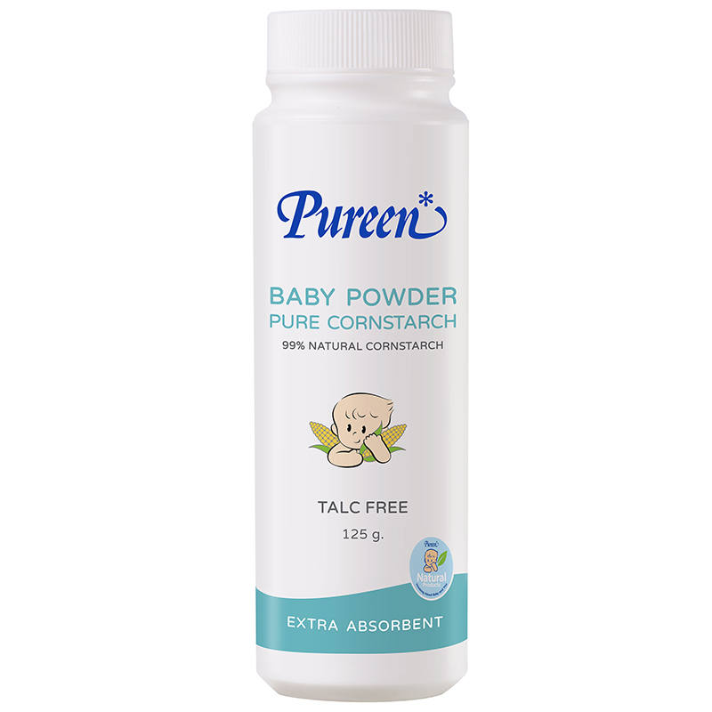Pureen Pure Cornstarch Baby Powder 125g