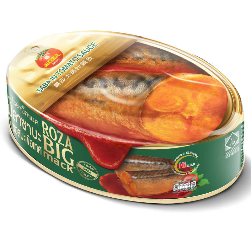 Roza Big Mackerel in Tomato Sauce, 220g