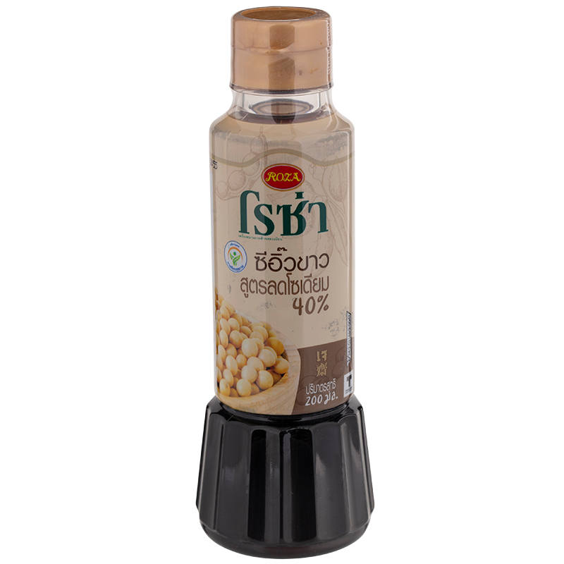 Roza Light Soy Sauce - Low Sodium 40% Reduction, 200ml