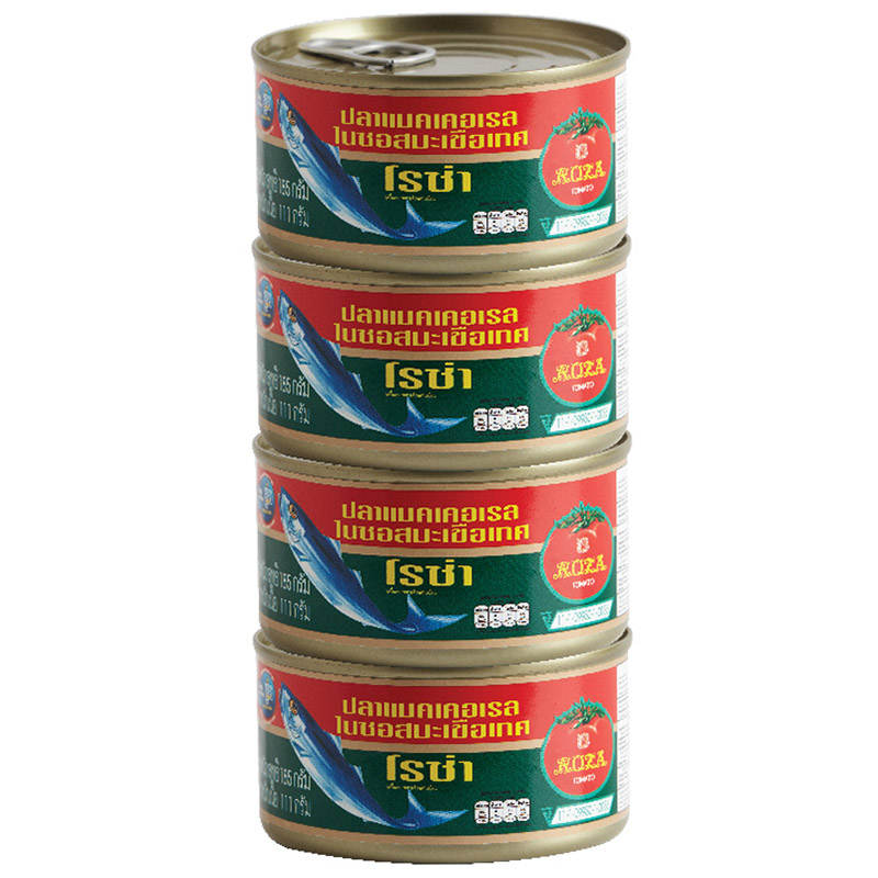 Roza Mackerel in Tomato Sauce, 185g - Pack of 4