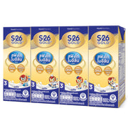 S-26 Gold Progress 3 Plain UHT Milk, 180ml Pack of 4
