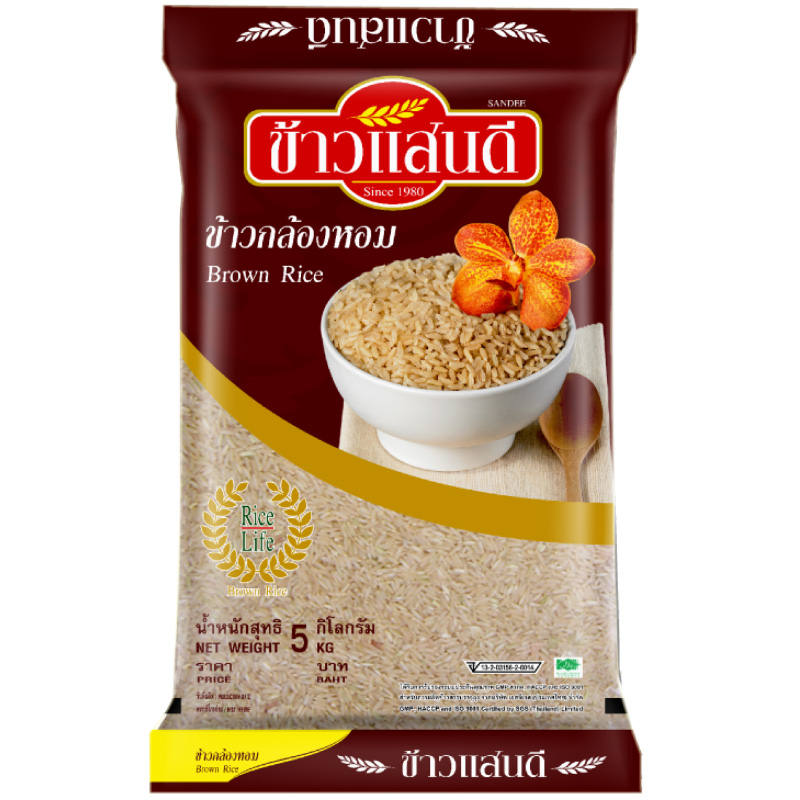 Sandee Brown Rice 5 kg - Premium Quality Whole Grain