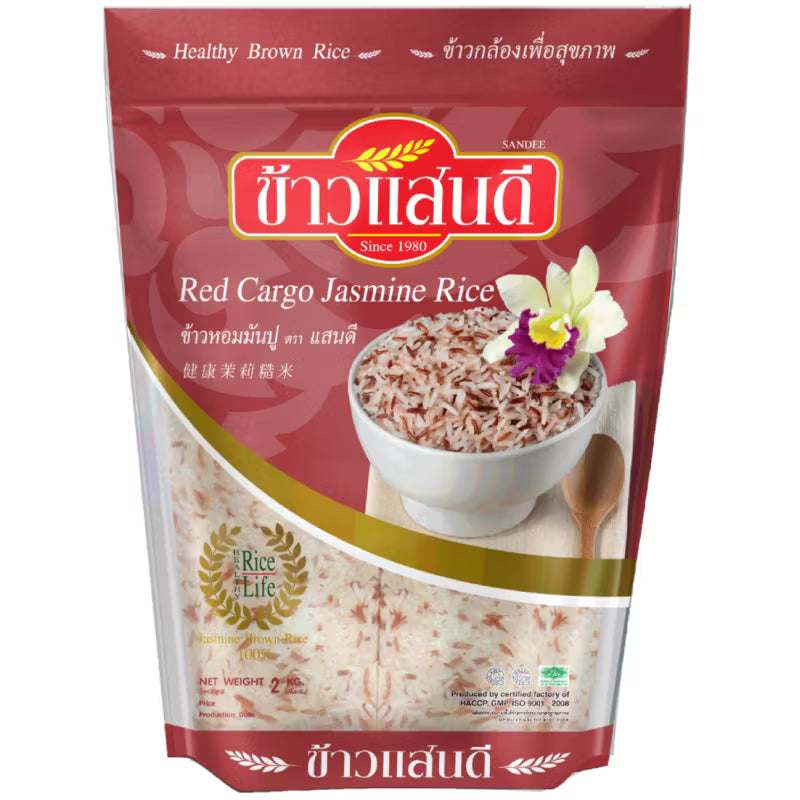 Sandee Red Cargo Jasmine Rice 2kg