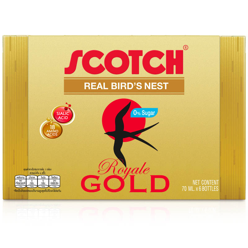 Scotch Real Bird Nest with Xylitol - 70ml Pack of 6