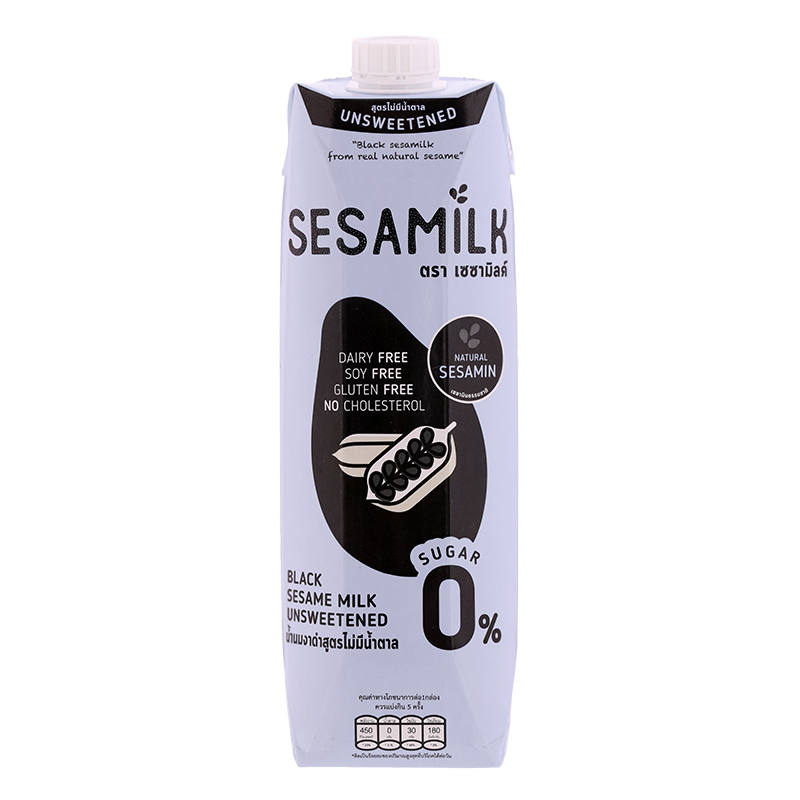 Sesamilk Black Sesame Milk Unsweetened, 1000ml