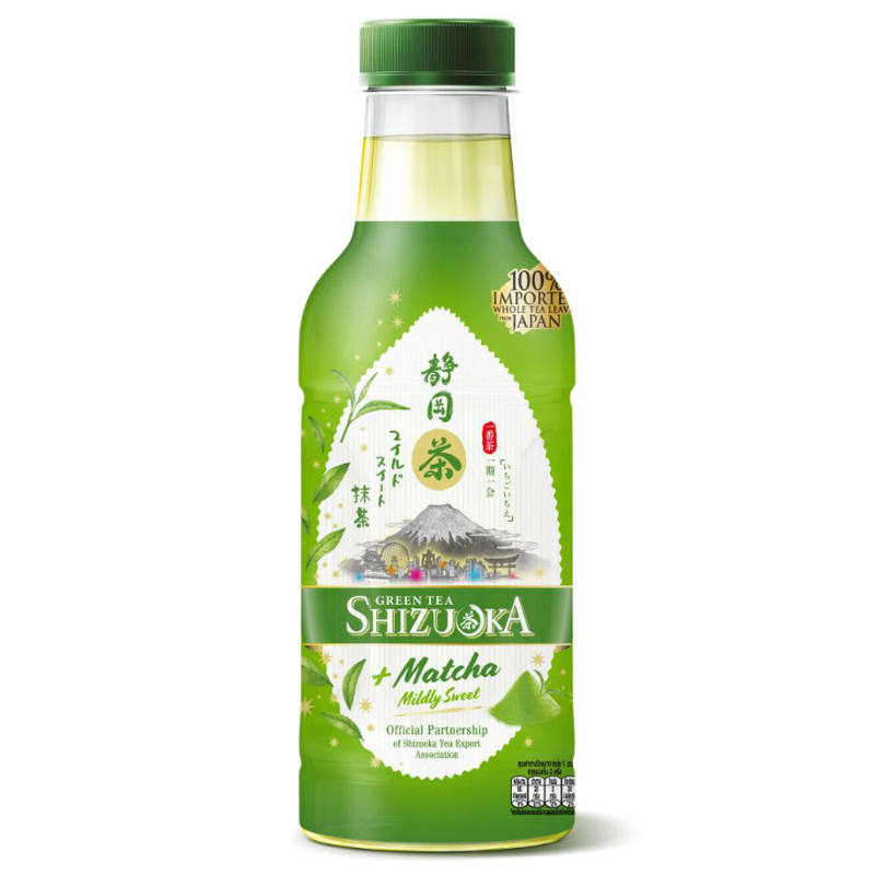 Shizuoka Green Tea Mixed Matcha Low Sugar 440ml