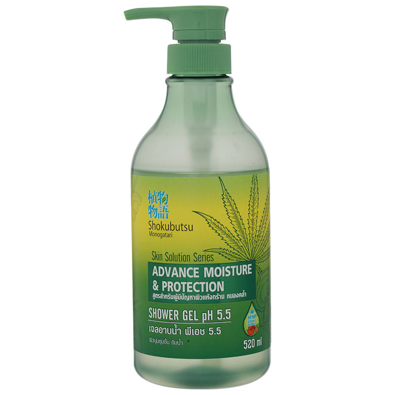 Shokubutsu Advance Moisture and Protection Shower Gel 520ml