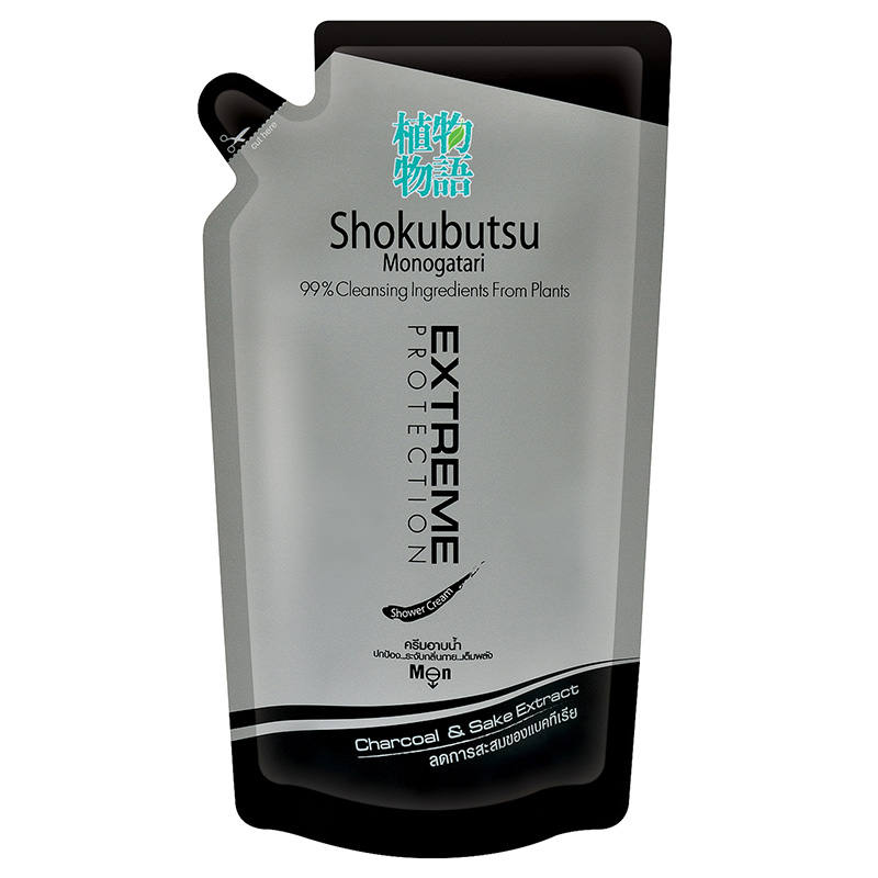 Shokubutsu for Men Extreme Protection Shower Cream 500ml Refill