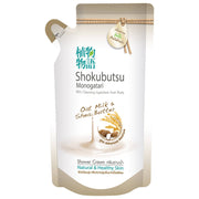 Shokubutsu Oat Milk and Shea Butter Shower Cream Refill 500ml
