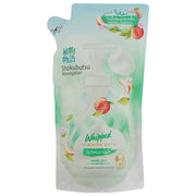 Shokubutsu Whipped Foaming Bath Momo Leaf Refill 450ml