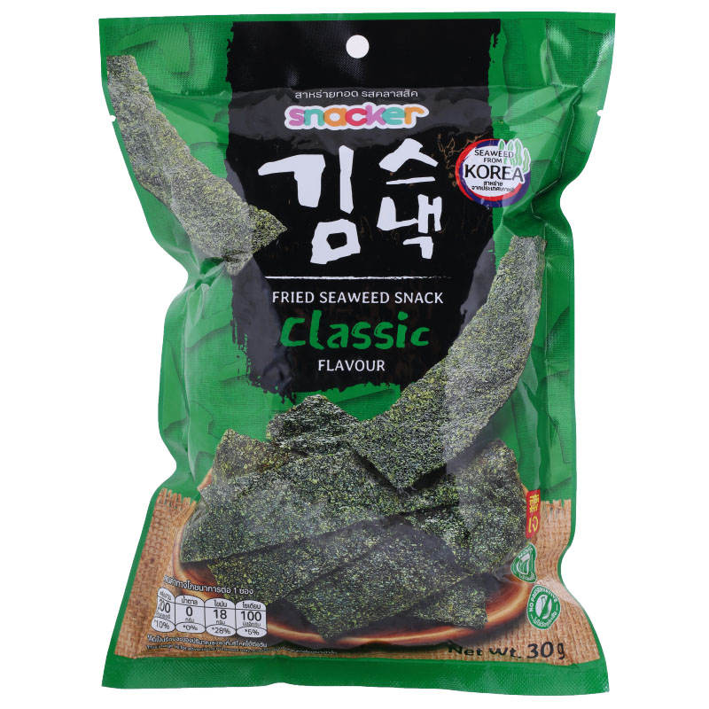 Snacker Fried Seaweed Classic Flavor 30g