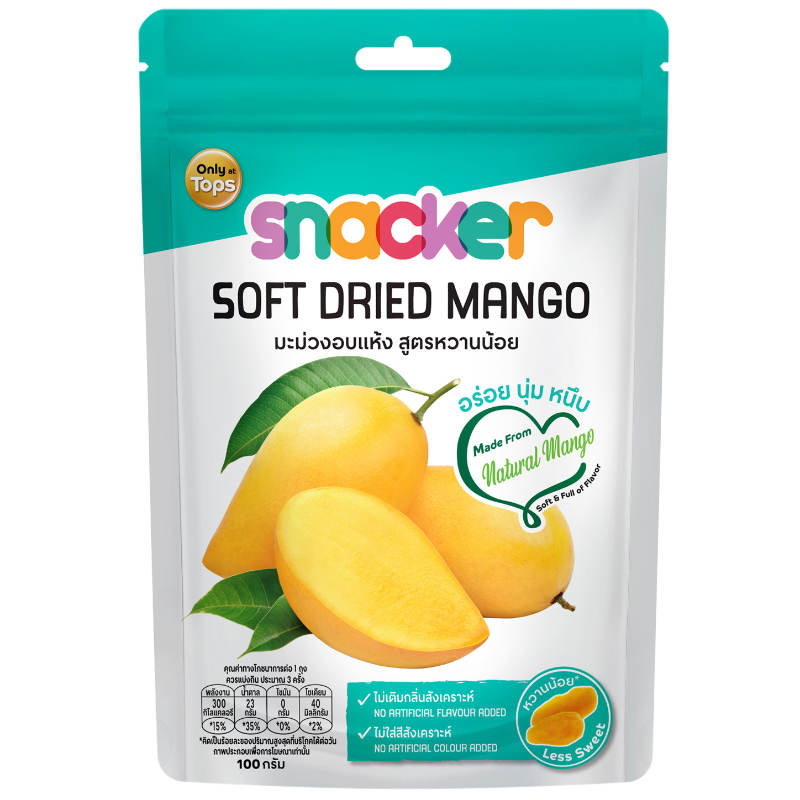 Snacker Soft Dried Mango 100g