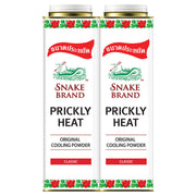 Snake Brand Prickly Heat Classic Powder - 420g Twin Pack