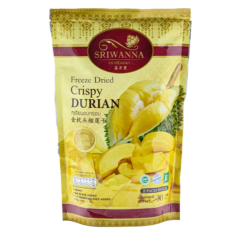 Sriwanna Freeze-Dried Monthong Durian - 30g