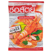 Sue Sat Instant Noodles Shrimp Creamy Tom Yum Flavor - 60g Pack of 6