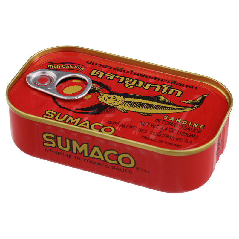 Sumaco Sardine in Tomato Sauce - 125g – BOONCHOO.com