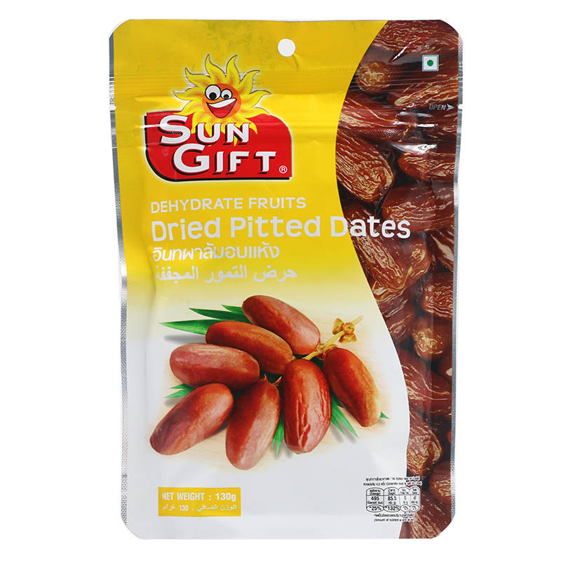 Sun Gift Dried Pitted Dates - 130g