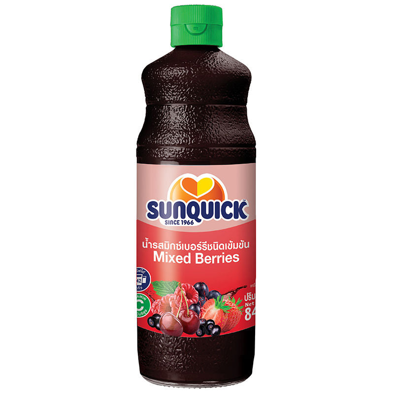 Sunquick Mixed Berries Flavored Concentrate, 800ml
