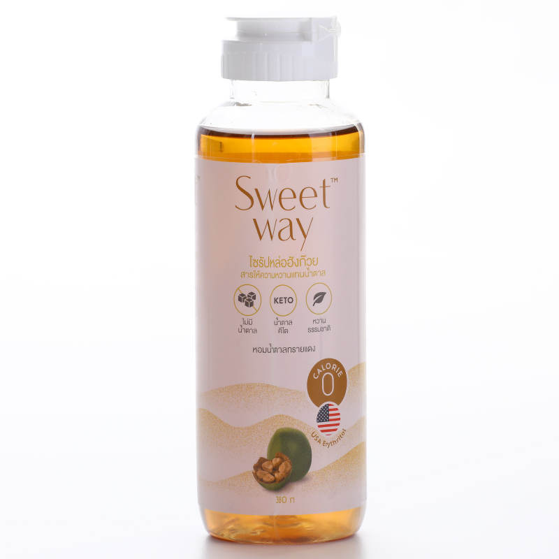 SweetWay Monkfruit Syrup, Brown Sugar Flavor - 345ml