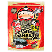 Taokaenoi Giant Roasted Seaweed Sheets - Spicy Flavor, 24g