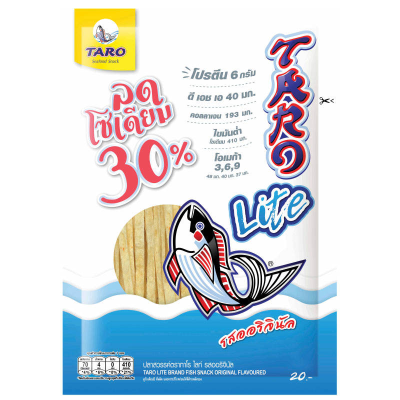 Taro Lite Original Flavored Fish Snack - 20g