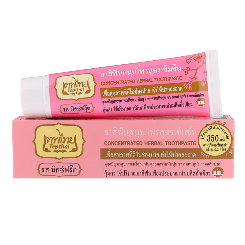 Tepthai Concentrated Herbal Mixed Fruit Toothpaste - 70g