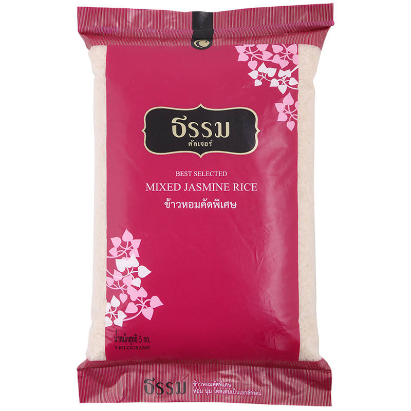 Thammculture Mixed Jasmine Rice 5kg - Premium Quality Jasmine Rice Blend