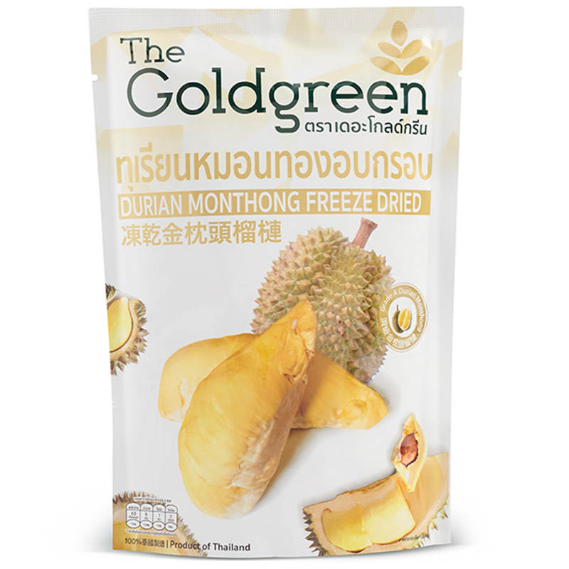 The Gold Green Durian Monthong Freeze Dried - 15g