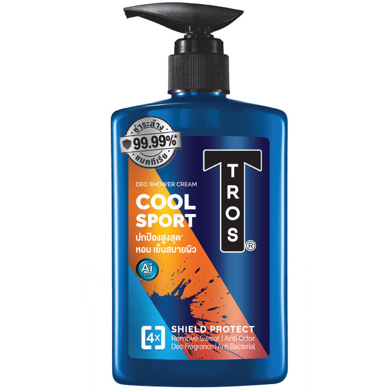 Tros Cool Sport Deo Shower Cream 450ml