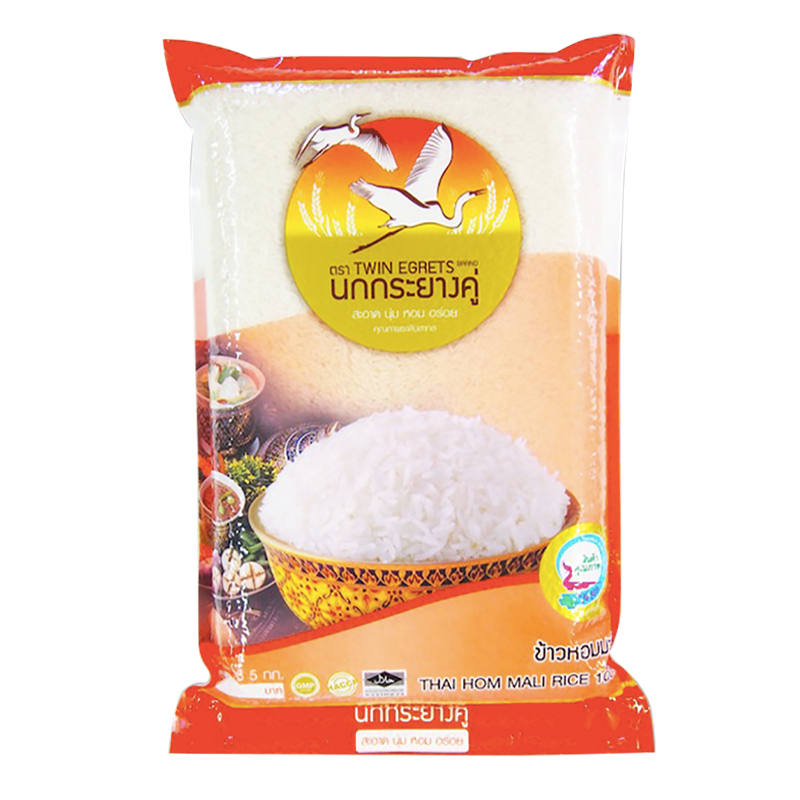 Twin Egrets Jasmine Rice 5kg - Premium Quality