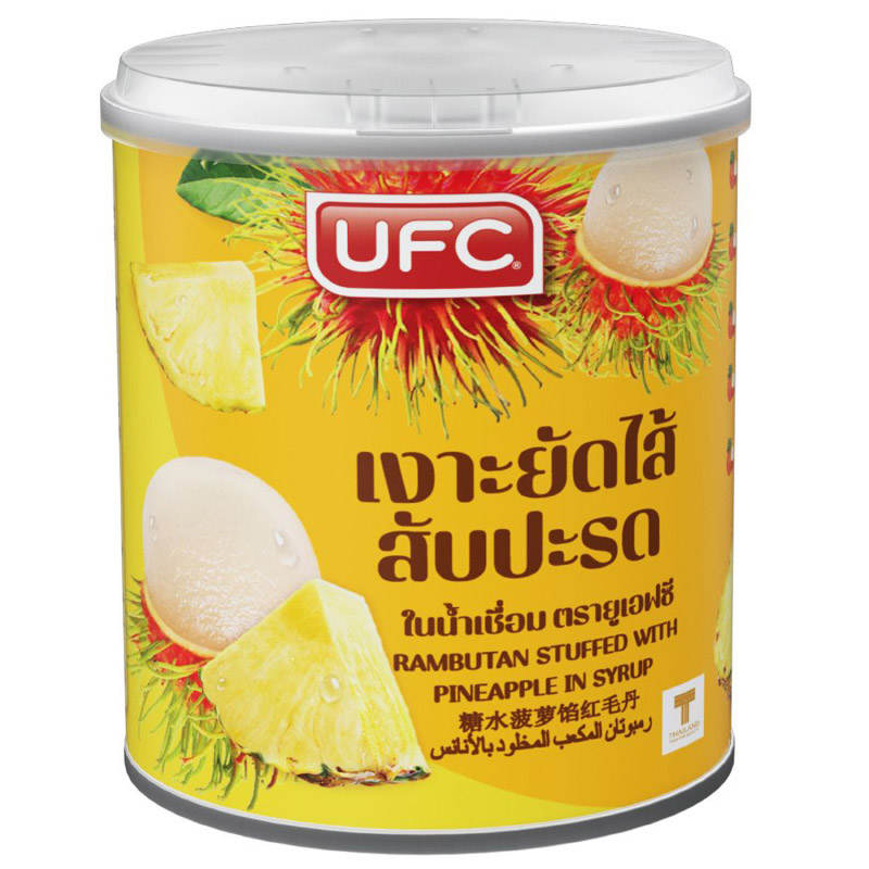UFC Rambutan Stuffed with Pineapple in Syrup - 234g