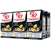 Vitamilk Double Black Soy Milk with Black Sesame and Purple Rice - 110ml Pack of 6