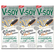 V-Soy Soymilk with Sesame Malt 180ml Pack of 3