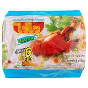 Wai Wai Instant Rice Vermicelli Clear Soup, 55g (Pack of 6)