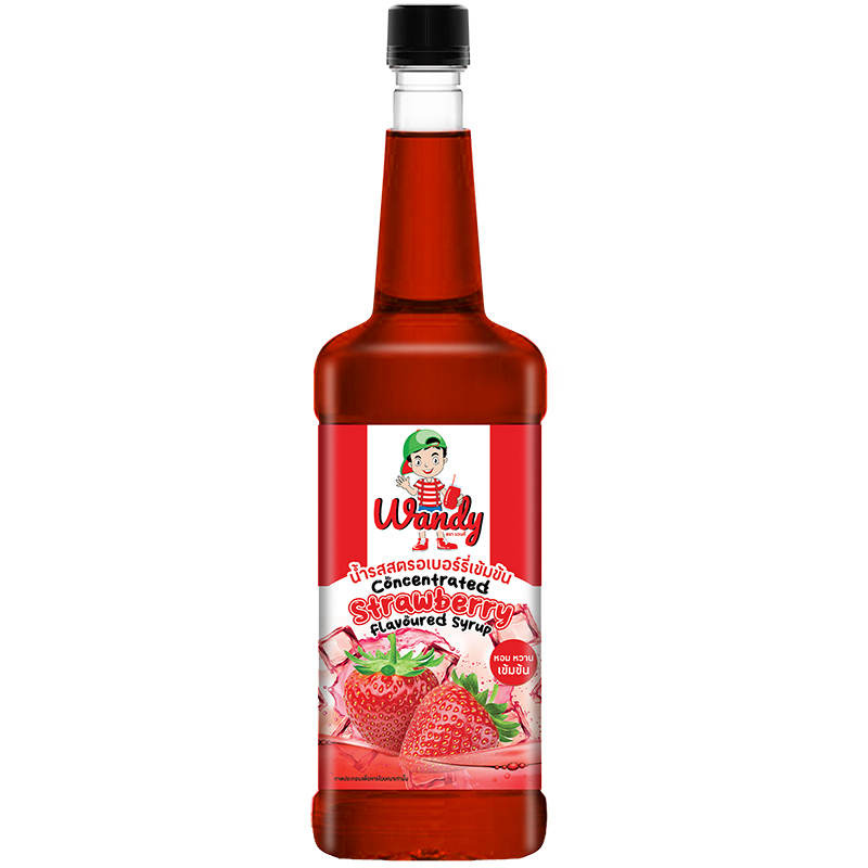 Wandy Concentrated Strawberry Syrup - 760ml