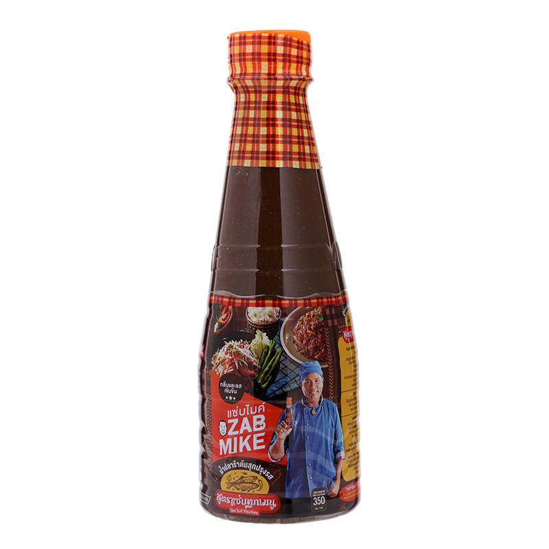 Zab Mike Premium Pasteurized Thai Fermented Fish Sauce - 330ml